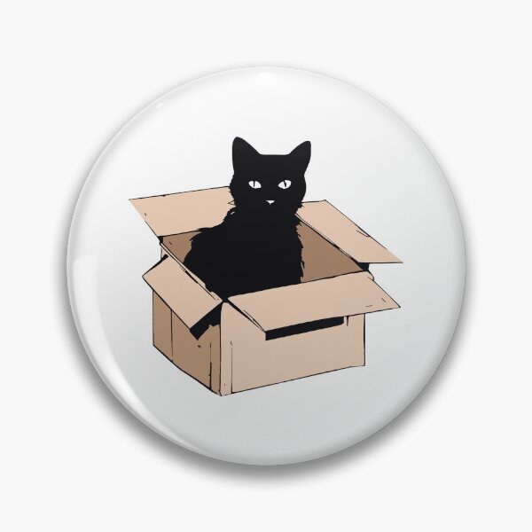 Item preview, cat box and cat litter box: Cat in box or Cardboard box designed and sold by The  Knick Knack Nook.