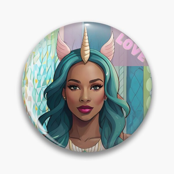 Item preview, Glamorous Girl Self Love Inspiration Unicorn Fashion Princess designed and sold by Melan Designs.