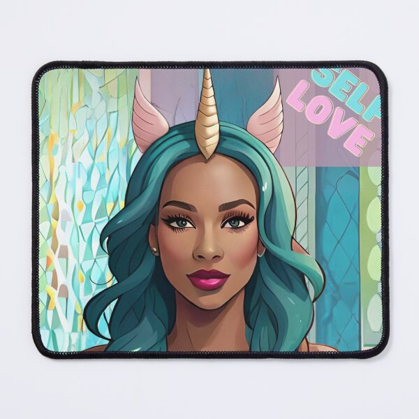 Item preview, Glamorous Girl Self Love Inspiration Unicorn Fashion Princess designed and sold by Melan Designs.