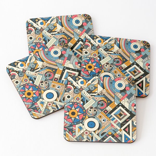 Item preview, Colorful geometric patterns designed and sold by NeoAesthetic.
