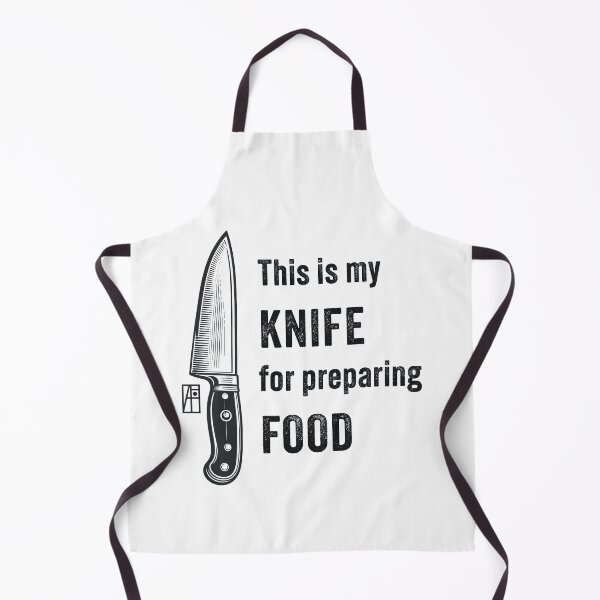 Item preview, This is my KNIFE for preparing FOOD - I love food - Knives are my passion designed and sold by ArtProjectShop.