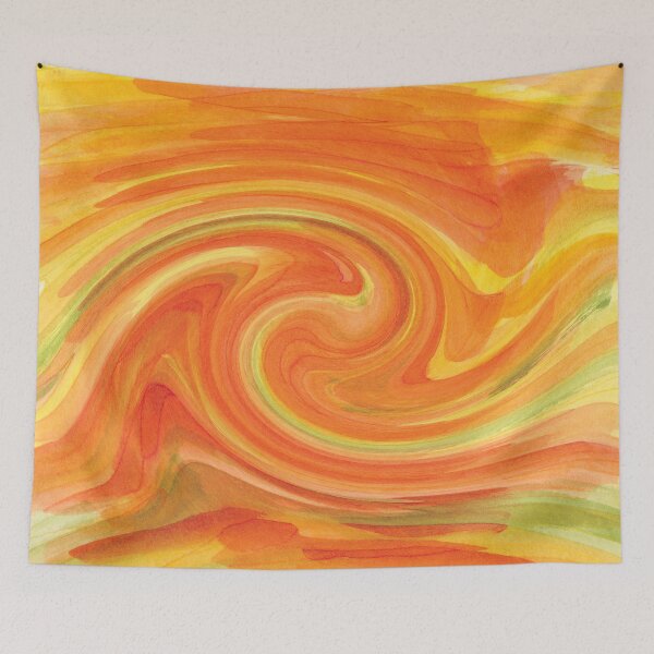 Item preview, Yellow Orange Sunrise Swirl designed and sold by Alexandria Levin.