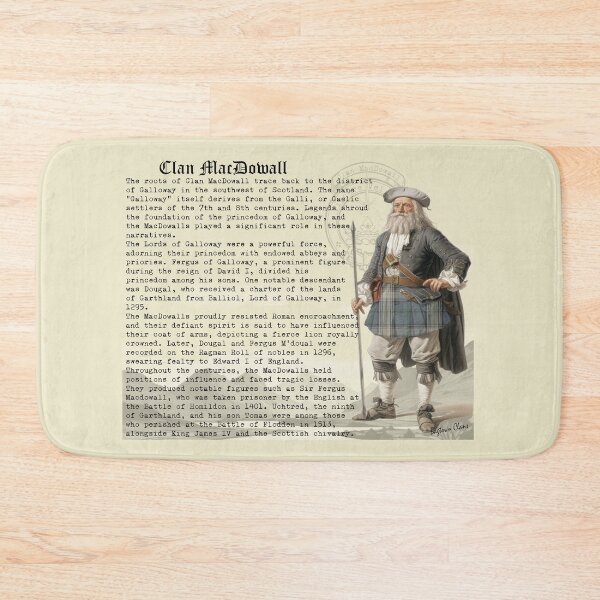 Item preview, MacDowall Scottish Clan History  designed and sold by BagTown Clans.