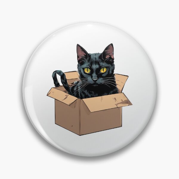 Item preview, cat box and cat litter box: Cat in box or Cardboard box designed and sold by The  Knick Knack Nook.