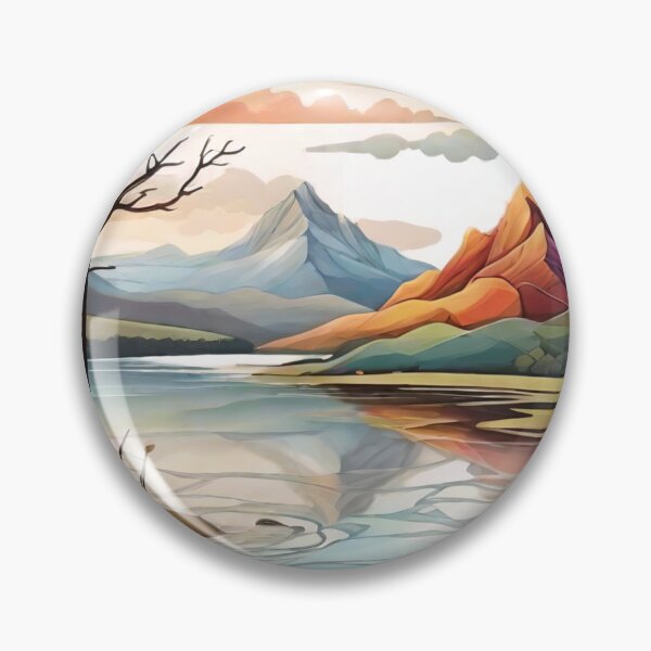 Item preview, Artistic Abstractions of Nature: Sun, Clouds, and Lakes Reimagined (264) designed and sold by WASjourney.