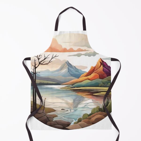 Item preview, Artistic Abstractions of Nature: Sun, Clouds, and Lakes Reimagined (264) designed and sold by WASjourney.