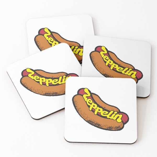 Item preview, Hot Dog with Zeppelin mustard designed and sold by Corinne Alexa Jackson.