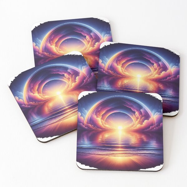 Item preview, Sunset Dreamscape Serenity designed and sold by TextileTrove.
