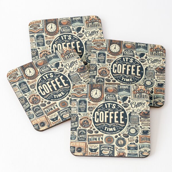Item preview, Its coffee time A2 designed and sold by NaphDesigns.