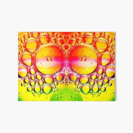 Lime Green Bubble Machine Art Board Print
