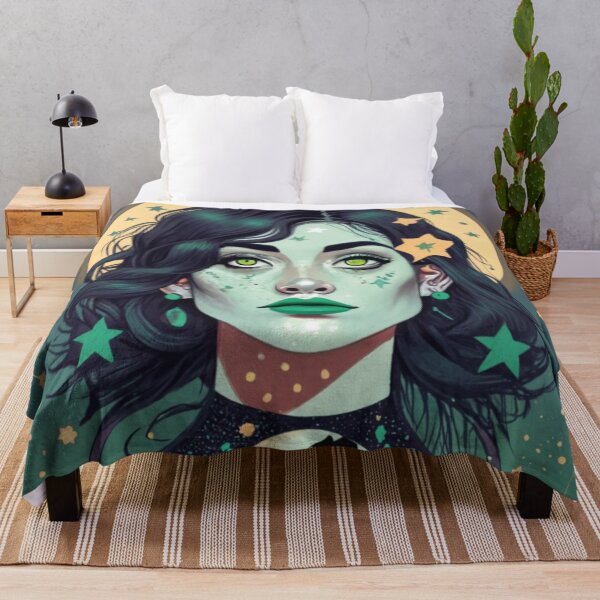 Item preview, Beautiful green witch designed and sold by LuckyFamily.