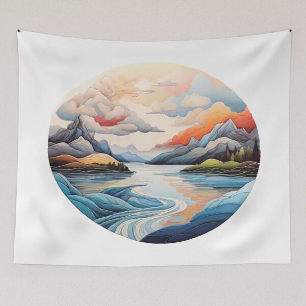 Item preview, Rivers of Color: Abstract Interpretations of Water and Sky (266) designed and sold by WASjourney.