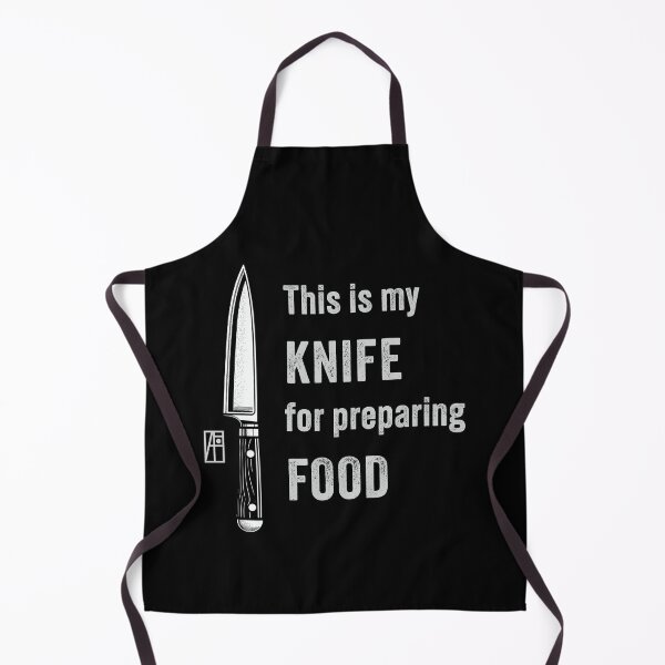Item preview, This is my KNIFE for preparing FOOD - Knives lover - I love food designed and sold by ArtProjectShop.