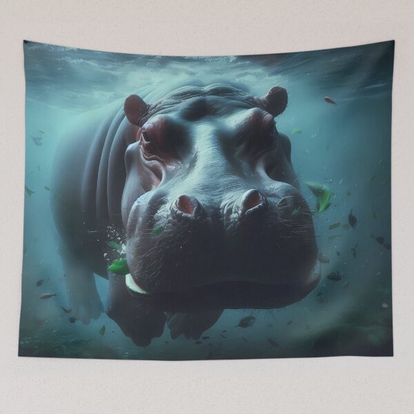 Item preview, Hippo Art #7 | Hippo Lovers designed and sold by ksgraphics222.