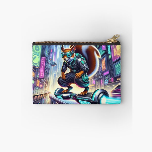 Item preview, Cyberpunk Hoverboarding Squirrel designed and sold by Zestpond.