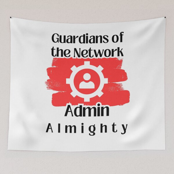 Item preview,  Admin almighty, funny gift for administrators 1 designed and sold by GroonSpace.