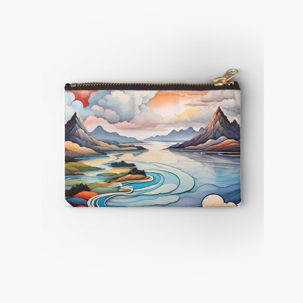 Item preview, Abstract Auras: Expressive Landscapes with Sun and Cloud Motifs (267) designed and sold by WASjourney.