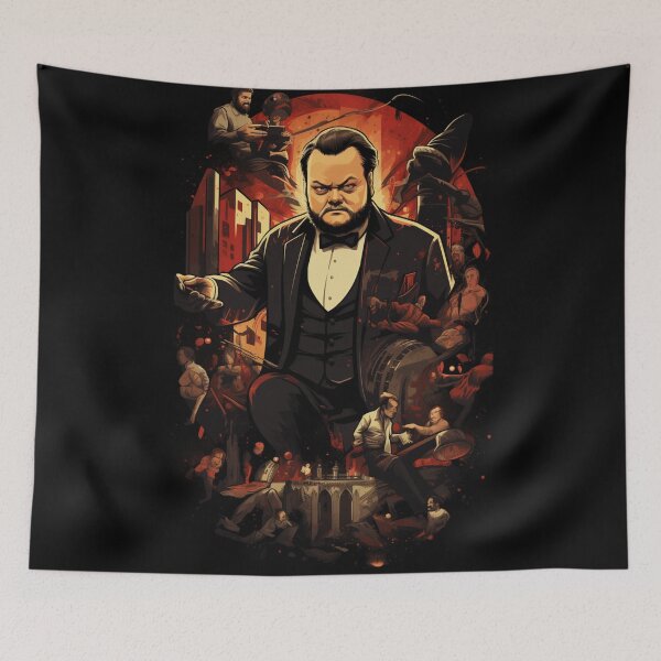 Item preview, Visions of Orson: A Cinematic Tapestry Inspired by Orson Welles Fanart designed and sold by BeerBot.