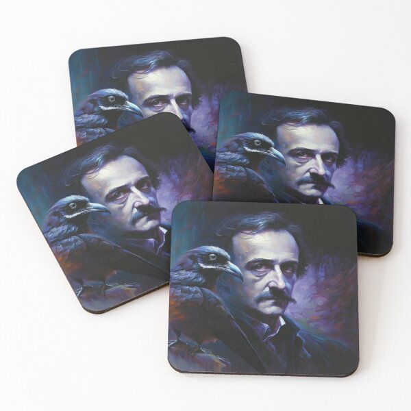 Item preview, Edgar Allen Poe y su cuervo designed and sold by Salem3one.