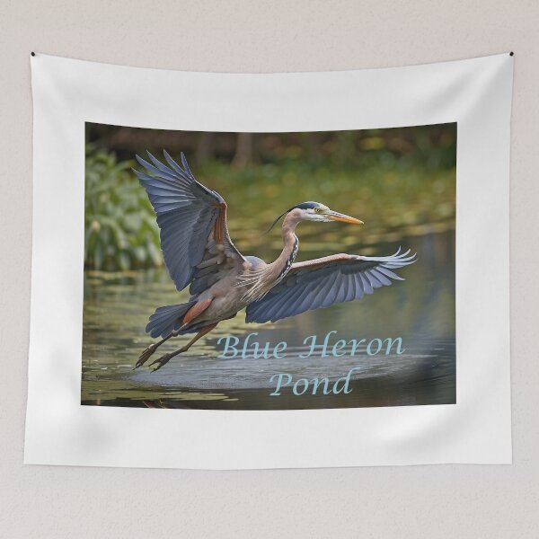 Item preview, Blue Heron Pond Subdivision Logo designed and sold by AndClipArt.