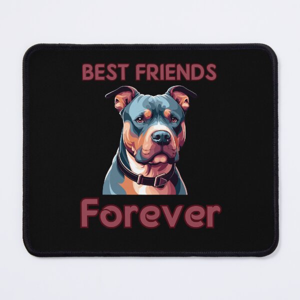 Item preview, Dog Best Friends Forever : Funny Cute Pitbull designed and sold by ArtfulNook.