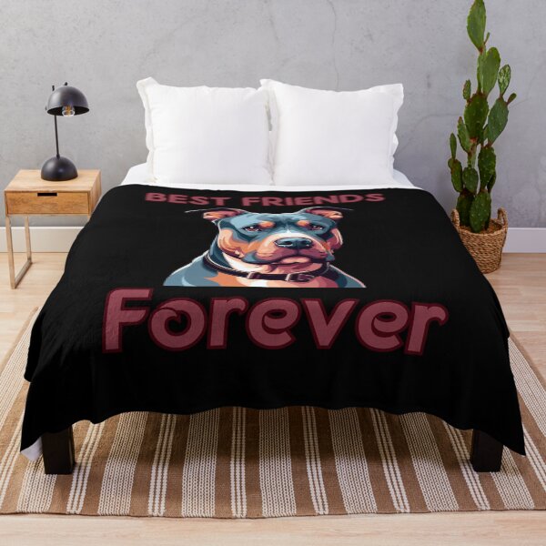 Item preview, Dog Best Friends Forever : Funny Cute Pitbull designed and sold by ArtfulNook.