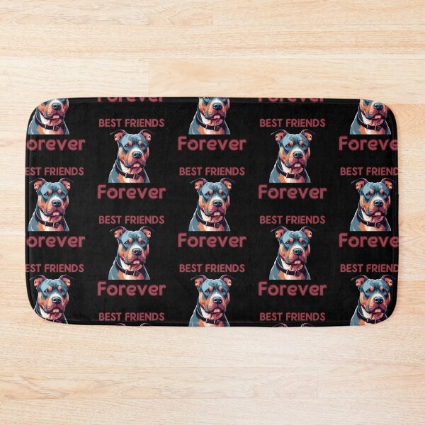 Item preview, Dog Best Friends Forever : Funny Cute Pitbull designed and sold by ArtfulNook.