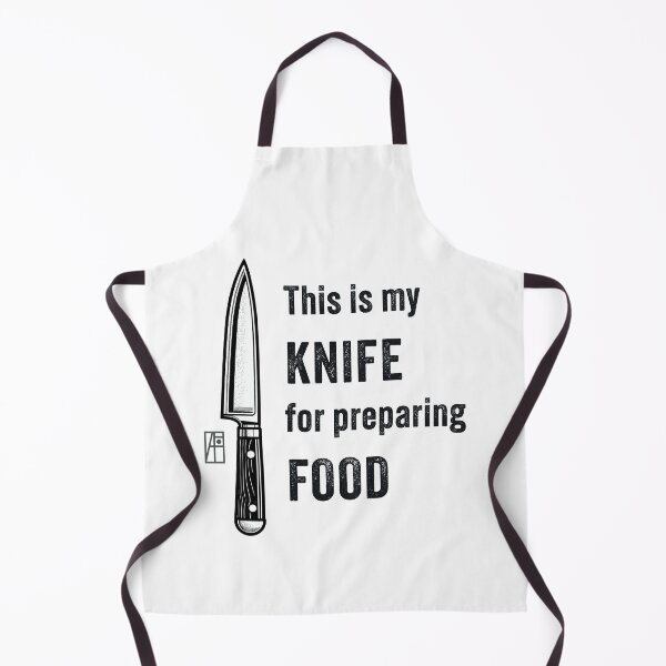 Item preview, This is my KNIFE for preparing FOOD - Knives lover - I love food designed and sold by ArtProjectShop.