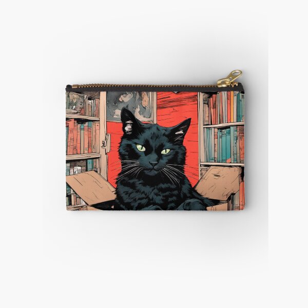 Item preview, Cat litter box and cat box sitting on cardboard box: Cat in box designed and sold by The  Knick Knack Nook.