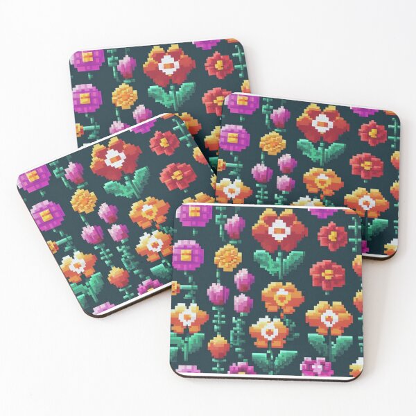 Item preview, Blooming Pixels: A Burst of Pixelated Beauty || designed and sold by Its-a-me-Marco.