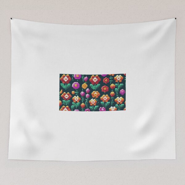 Item preview, Blooming Pixels: A Burst of Pixelated Beauty || designed and sold by Its-a-me-Marco.