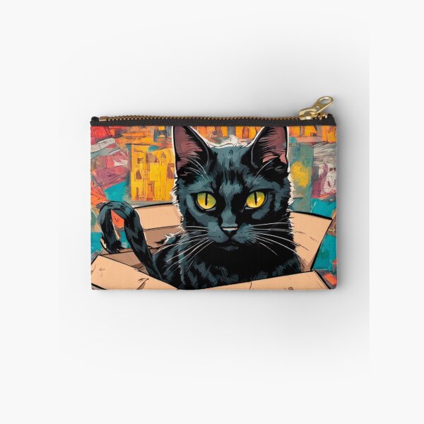 Item preview, cat box and cat litter box: Cat in box or Cardboard box designed and sold by The  Knick Knack Nook.