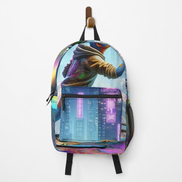 Item preview, Cyberpunk Gecko Spray Painting Graffiti designed and sold by Zestpond.