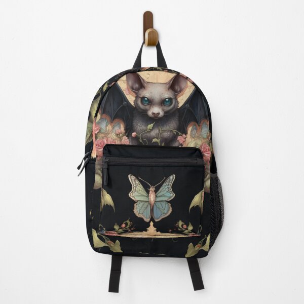 Item preview, Dark floral bat pattern designed and sold by Justsweetdesign.