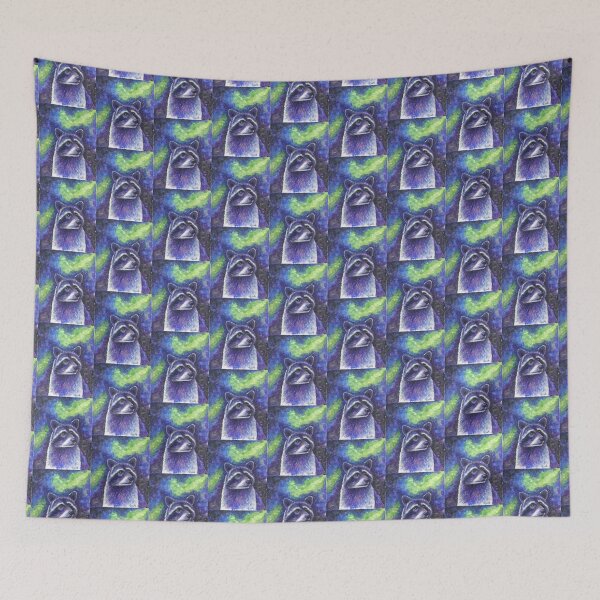 Item preview, Cosmic Raccoon  designed and sold by Rhiannon Wolfe Art .