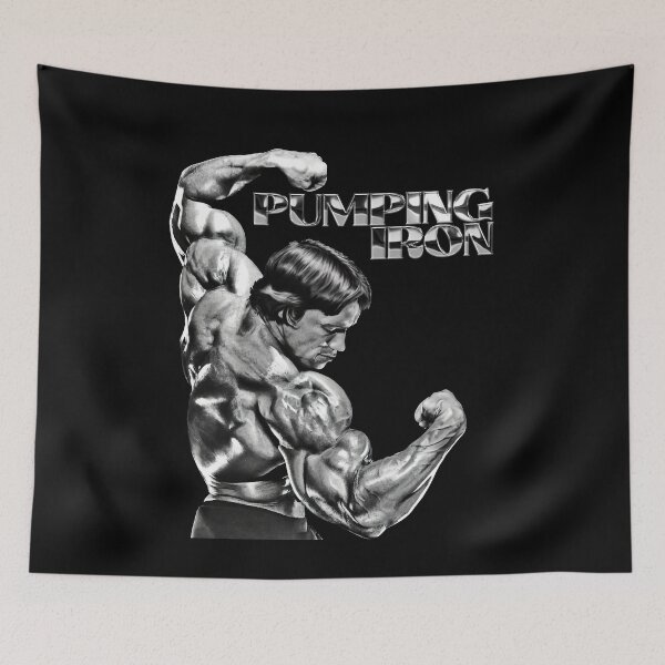 Item preview, Pumping iron Arnold schwarzenegger Fan art. designed and sold by HuzaifaNaveedh.