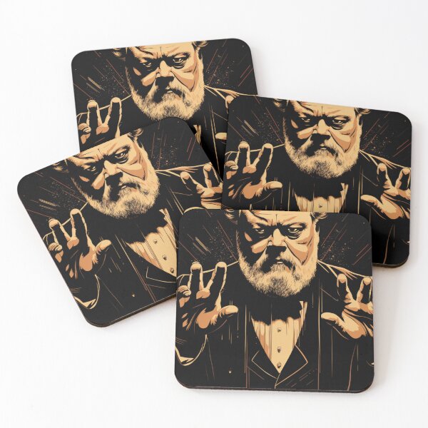 Item preview, Visions of Orson: A Cinematic Tapestry Inspired by Orson Welles Fanart designed and sold by BeerBot.