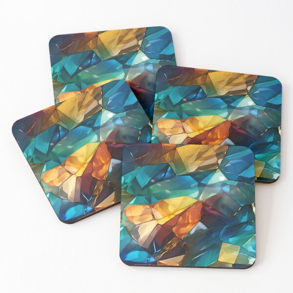 Item preview, Deeply Rainbowed Geometrical Figures designed and sold by Sp3ctrumOfColor.