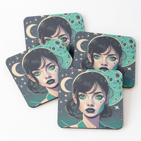 Item preview, Beautiful green woman designed and sold by LuckyFamily.