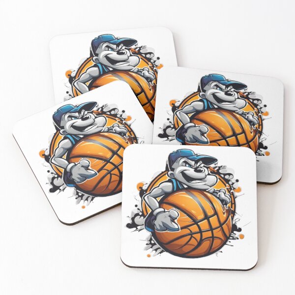 Item preview, Cartoon Character Playing Basketball designed and sold by HarmonyGuitars.