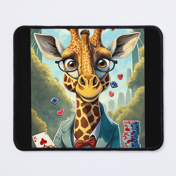 Item preview, Cartoon Giraffe That Decided To Play Cards! designed and sold by RyanSpencerShop.