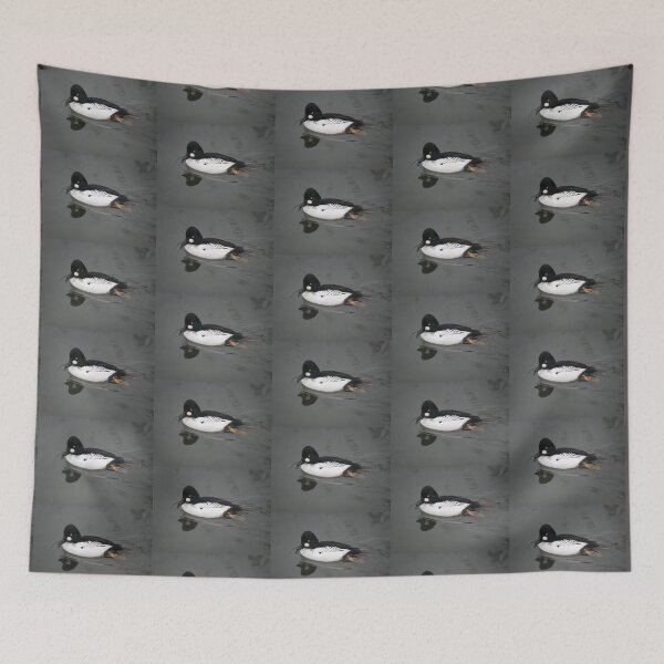 Item preview, Common Goldeneye Duck Reflection on Water Photograph designed and sold by naturegallery.