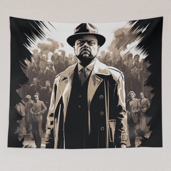 Item preview, Visions of Orson: A Cinematic Tapestry Inspired by Orson Welles Fanart designed and sold by BeerBot.