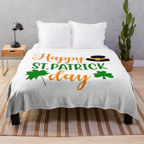 Item preview, Happy Saint Patrick's Day Shamrock clover designed and sold by Smix Pixels.