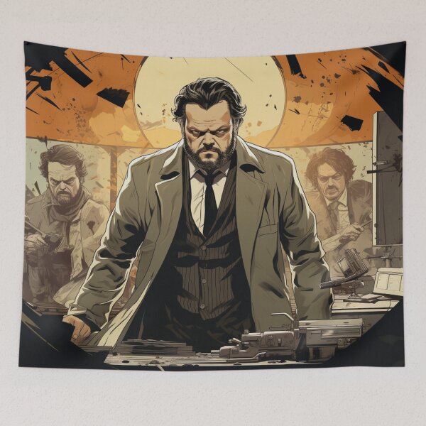 Item preview, Visions of Orson: A Cinematic Tapestry Inspired by Orson Welles Fanart designed and sold by BeerBot.