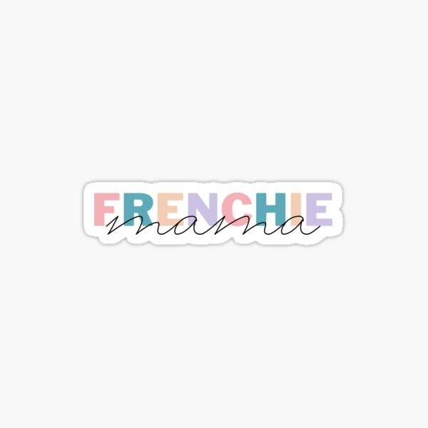 Vista previa del artículo con la obra «Frenchie Mamá Perro Mamá Regalo Bulldog Francés Mamá Frenchie», diseñado y vendido por AIVDesignCo.