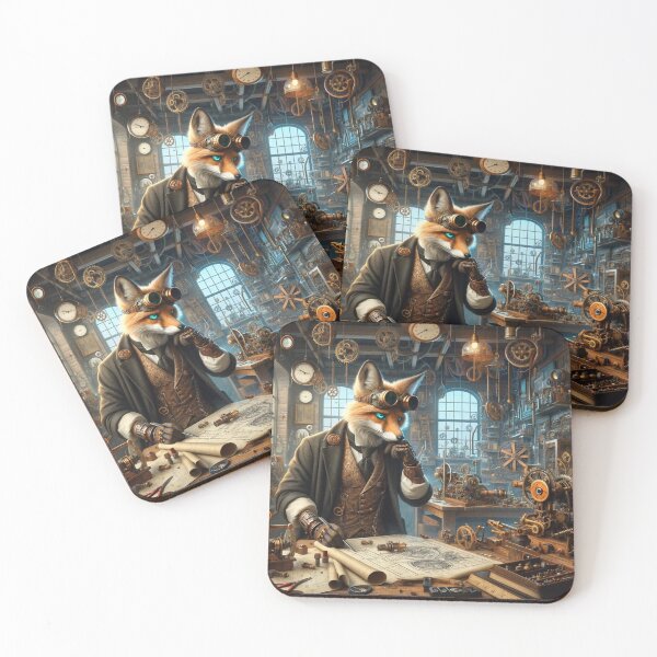 Item preview, Inventor del zorro steampunk designed and sold by Zestpond.