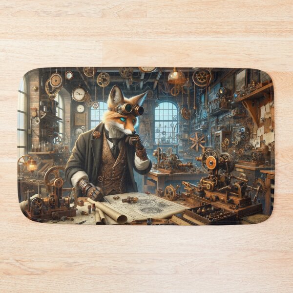 Item preview, Steampunk Fox Inventor designed and sold by Zestpond.