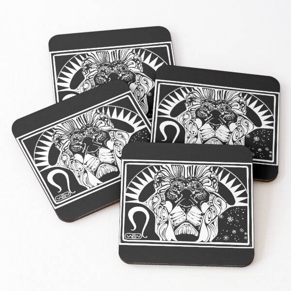 Item preview, Leo, Majestic Lion's Head Design 1918 Bernard Willem Wierink designed and sold by RocketshipRetro.
