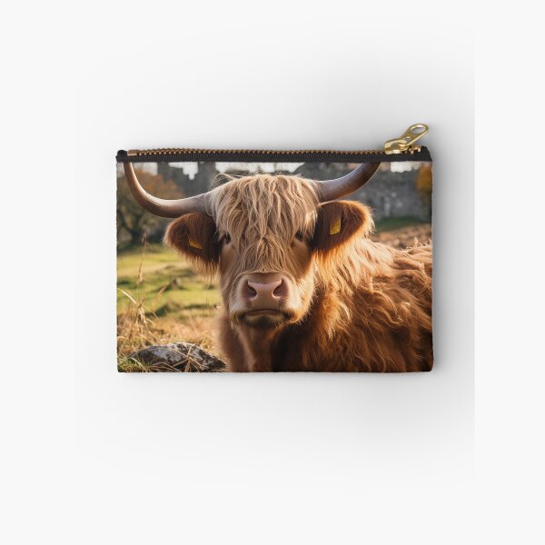 Item preview, Highland Cow at Castle Gates designed and sold by Modern-Classic.